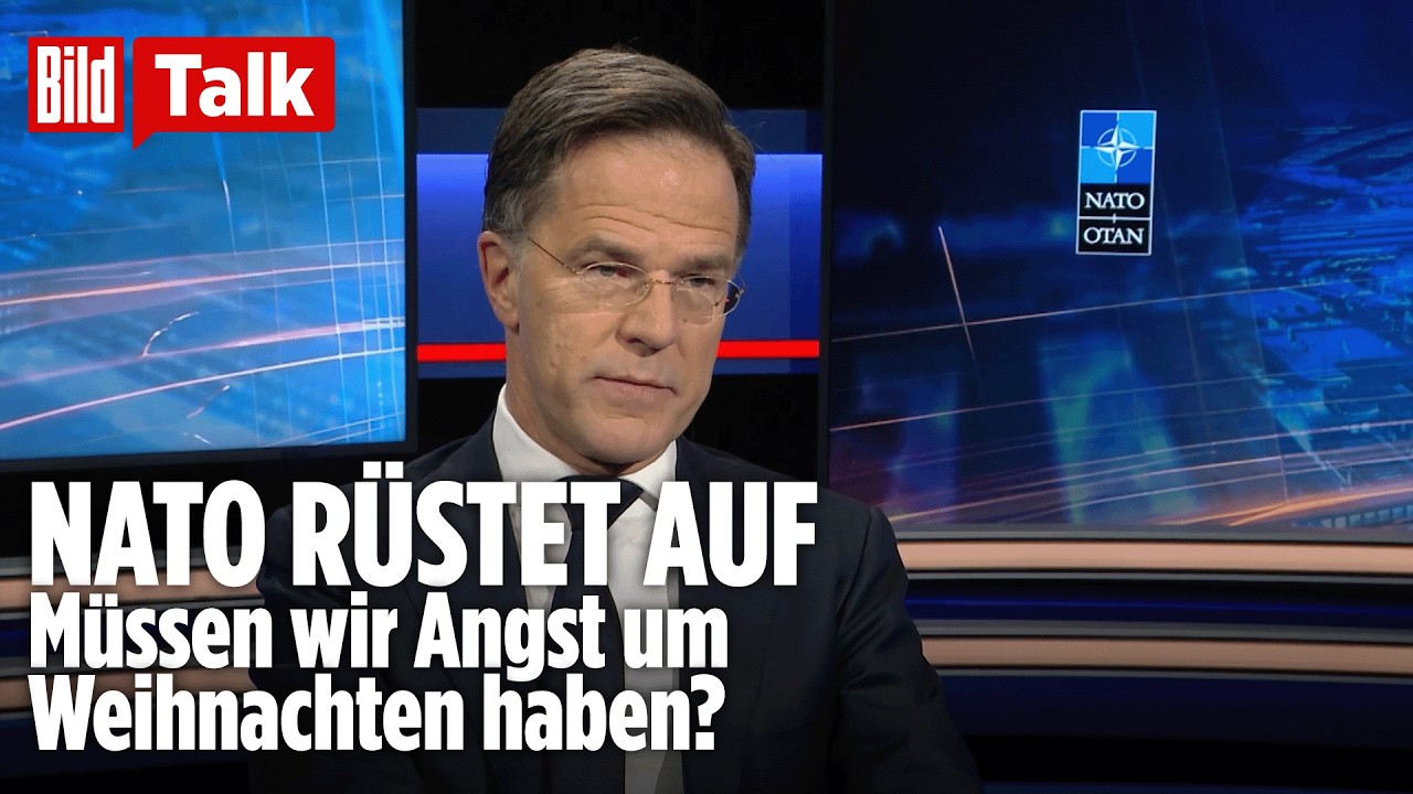 NATO-CHEF RUTTE: Wie viele Weihnachtsfeste feiern wir noch in Frieden?