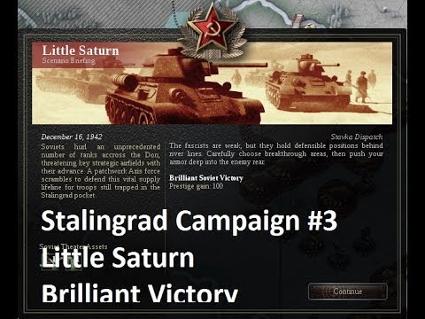 Lets Play: Unity of Command - Soviet Campaign: Little Saturn Brilliant Victory (HD)