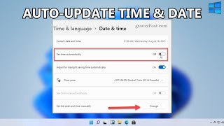 How to auto-update Time and Date in Windows 11/10