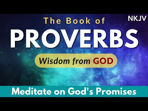BOOK OF PROVERBS (NKJV) | Wisdom of God for Deep Sleep & Meditation | Relaxing Sound of Rain