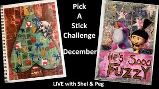 ART Joy of Sharing LIVEstream - Pick A Stick Challenge December