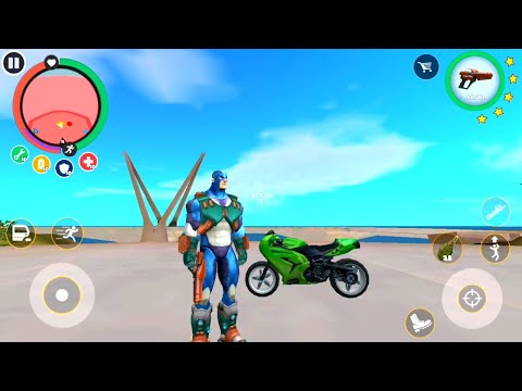 Rope hero aircraft challenge tank robot | Rope hero vice town new game | Games on