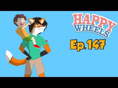 Happy Wheels[Ep.147]Ryan's pogo fight(quit) w/Tailsly