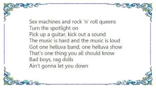 Krokus - Bad Boys Rag Dolls Lyrics