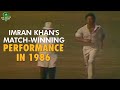 Imran Khan's Match-Winning Performance Against The Mighty West Indies In The 1986 Faisalabad Test.