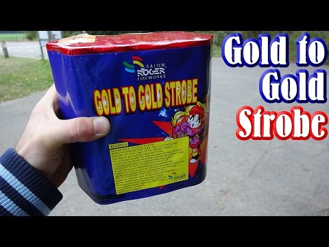 Gold to Gold Strobe - 13 Shot (25mm) Cake [HQ]