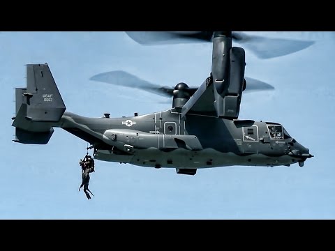 USAF Special Operations Forces • CV-22 Osprey Hoist Training