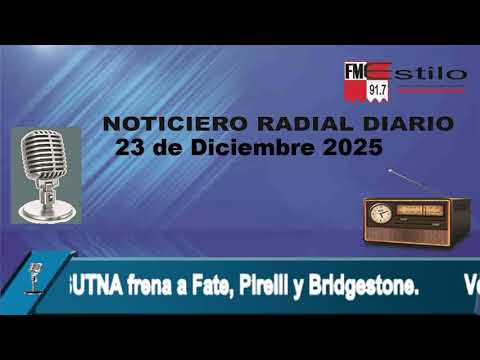 Noticiero radial diario 23 de Diciembre 2025