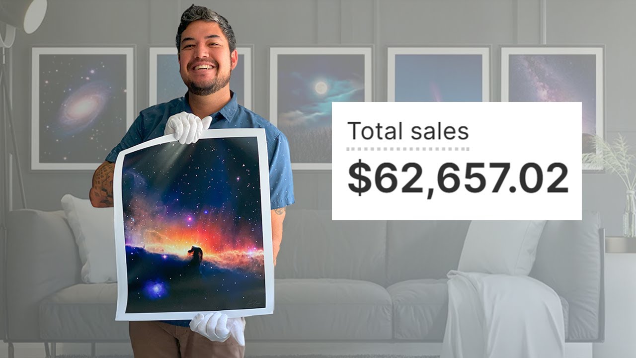 How I Made $60k Selling My Photo Prints Online