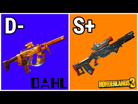 Ranking Every Legendary Dahl Weapon (Tier List) | Borderlands 3