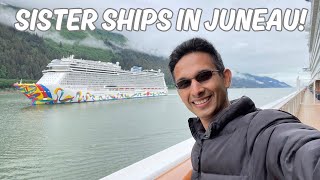 When Sister Ships meetup in Juneau, Alaska!