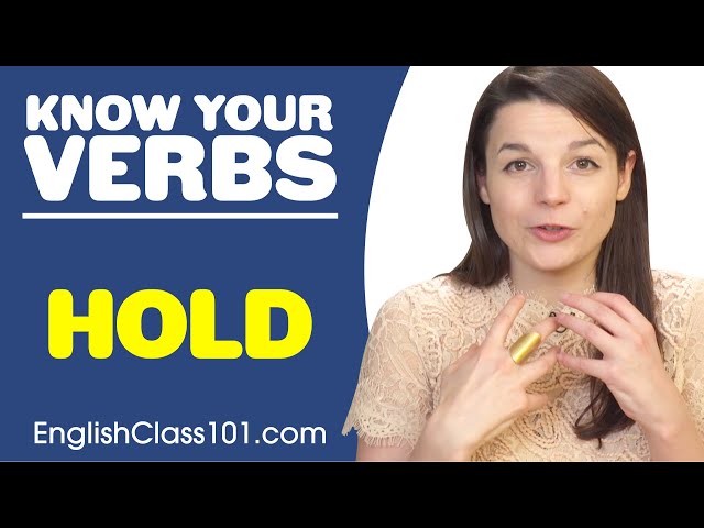 Pronúncia de vídeo de hold em Inglês