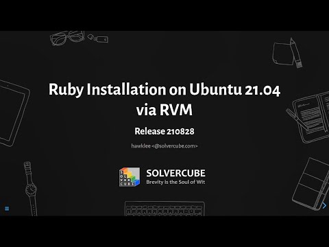 Ruby Installation on Ubuntu 21.04 via RVM, R210828