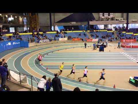 Championnats LBFA cadets/scolaires indoor 2018 - 800m scolaires garçons - série 2