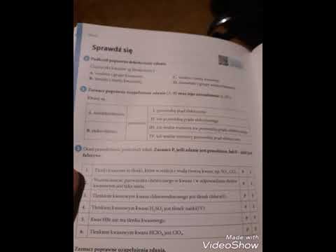 SPRAWDZIAN Z CHEMII Z DZIAŁU KWASY KLASA 8