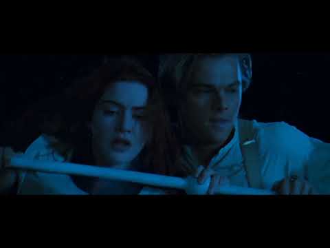 Il Titanic affonda. Scena del film in italiano.