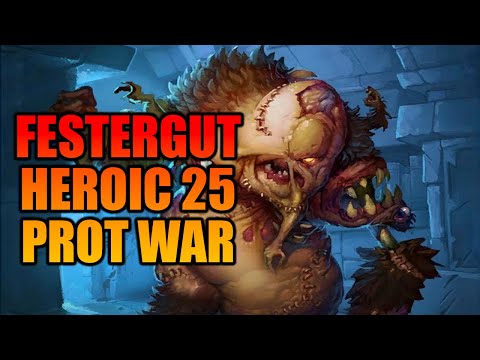 Festergut 25 Heroic - Prot War POV | WOTLK Classic