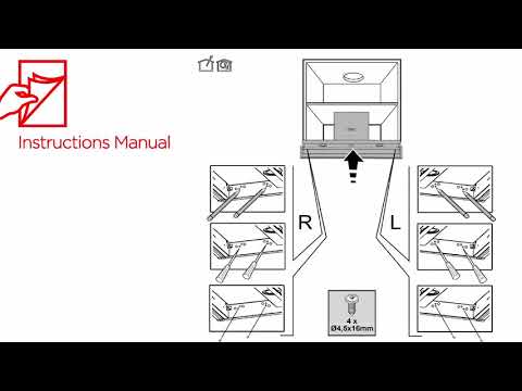 Elica Integrated Hood BOXIN-HE-90 - White Glass / Stainless Steel Video 2