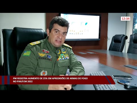 PM registra aumento de 25% em apreensões de armas de fogo no Piauí 10 11 2022