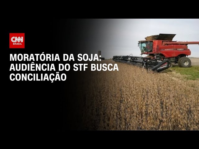 STF marca audiência para buscar consenso sobre moratória da soja | CNN NOVO DIA