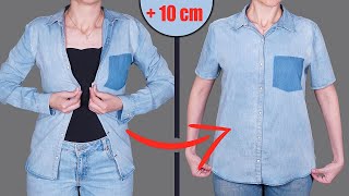 How to upsize a sleeved shirt to fit you perfectly!