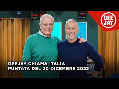Deejay Chiama Italia - Puntata del 20 dicembre 2022 / Ospite Paolo Mereghetti