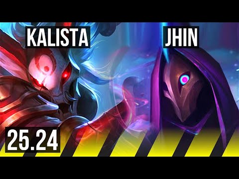 KALISTA & Blitzcrank vs JHIN & Karma (ADC) | EUW Challenger | 25.24