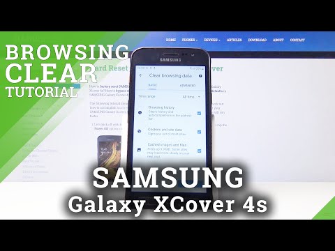 How to Clear Browser Data in SAMSUNG Galaxy Xcover 4s – Restore Browser Defaults