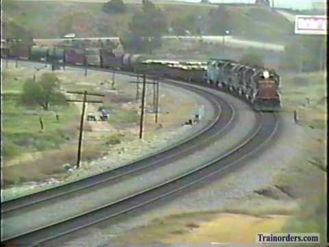 Classic Railroad Series 194 - SP 7104 East at Beaumont, CA March 8, 1992