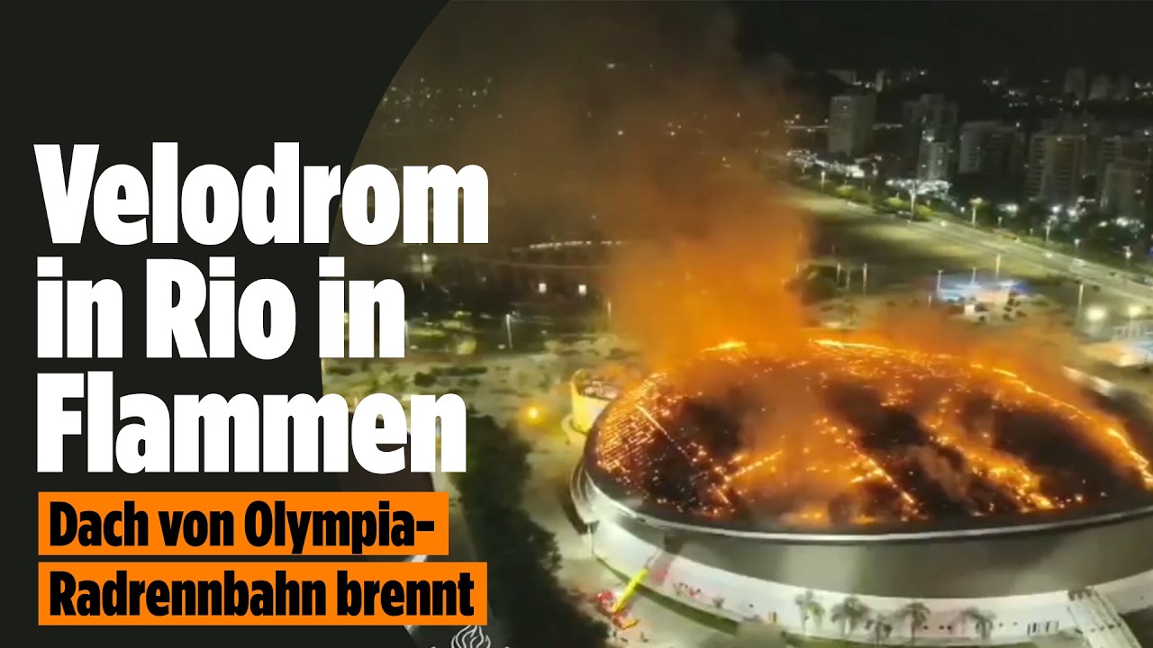 FEUER-ALARM IN RIO: Olympia-Velodrom brennt – Rauchschwaden über Metropole