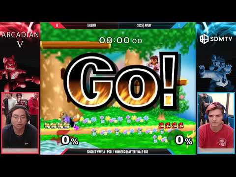 Arcadian 5 - Talenti (Fox) vs. SDSS | Avery (Dr. Mario) - SSBM Singles Pool A1 WQF - Smash Melee