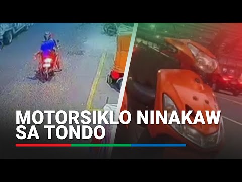 Selfie Patrol: Motorsiklo ninakaw sa Tondo