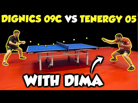 Dignics 09C vs Tenergy 05 | With Dimitrij Ovtcharov