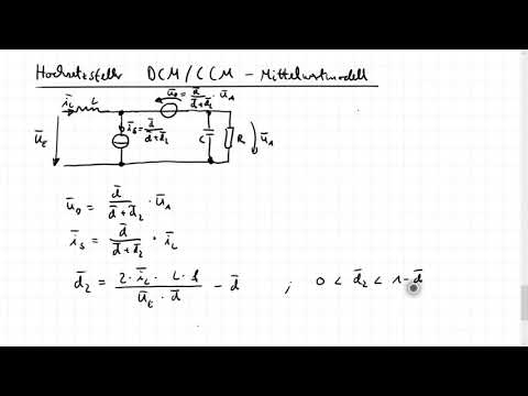 Le_R8d Regelung DCDC Wandler - DCM/CCM Modell für Hochsetzsteller/Aufwärtswandler