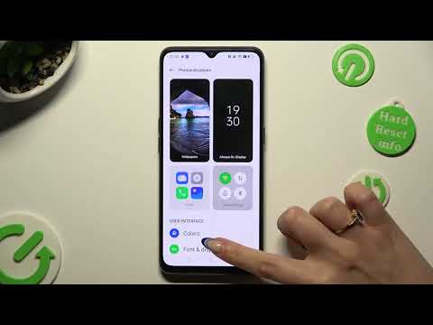How to Adjust the System Font Size on OPPO Find X2 Lite