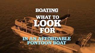 What to Look For in an Affordable Pontoon Boat