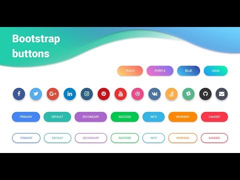 Bootstrap 4 Tutorial in Hindi Part 18 Bootstrap 4 Buttons tutorial in Hindi | Buttons in Bootstrap