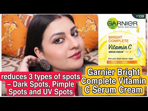Garnier bright complete vitamin c serum cream| Garnier...
