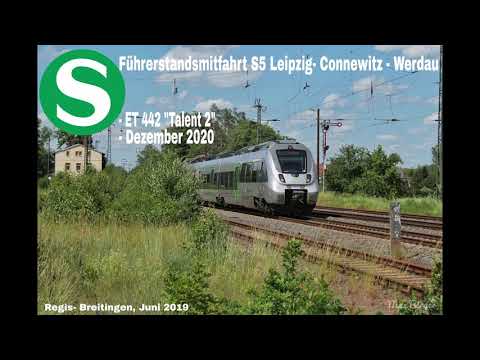 Führerstandsmitfahrt S5: Leipzig- Connewitz - Werdau (Dezember 2020)