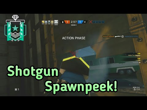 Vigil Shotgun Spawnpeek! : Xbox Diamond - Ranked Highlights - Rainbow Six Siege Gameplay