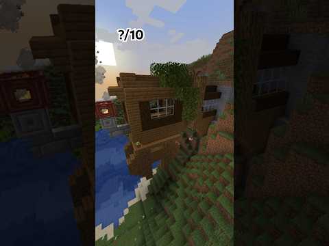 Spikey! - Minecraft: Mountain Side House Build! 🤭 #shorts