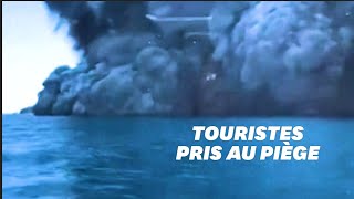 En Nouvelle-Zélande, l'éruption d'un volcan menace une cinquantaine de touristes thumbnail