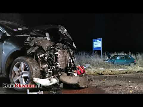 26.01.2021 Jenkowice, Dobra - wypadek