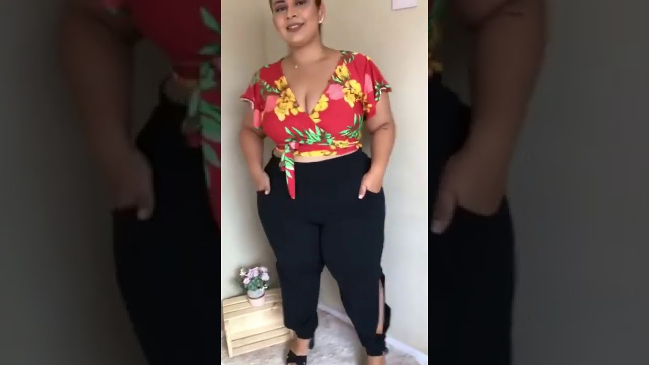 Conjunto Cropped + Calça Jogger Bruh Plus Size