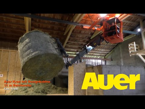 Auer Kran mit Designkabine, 11 m Reichweite