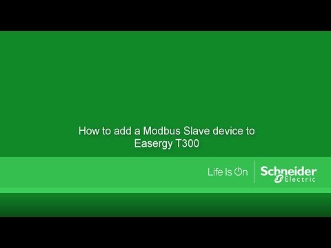 How to integrate a Modbus slave device with Easergy T300