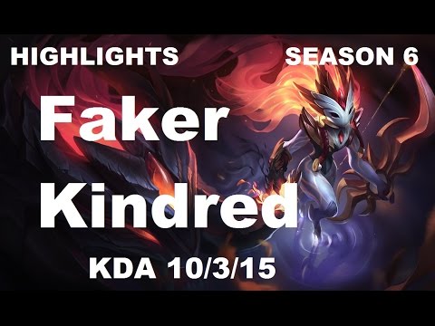 HIGHLIGHTS - SKT T1 Faker - Kindred vs Elise - Jungle [Apr 15 2016]