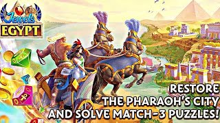 Jewels of Egypt: Match Game - Gameplay - iOS/Android (by G5 Entertainment)