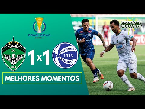 Manaus FC 1x1 São José-RS
