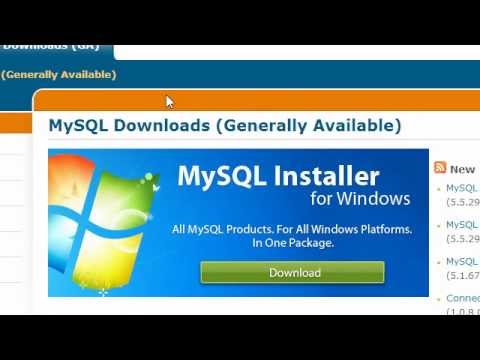 comment installer mysql sous windows